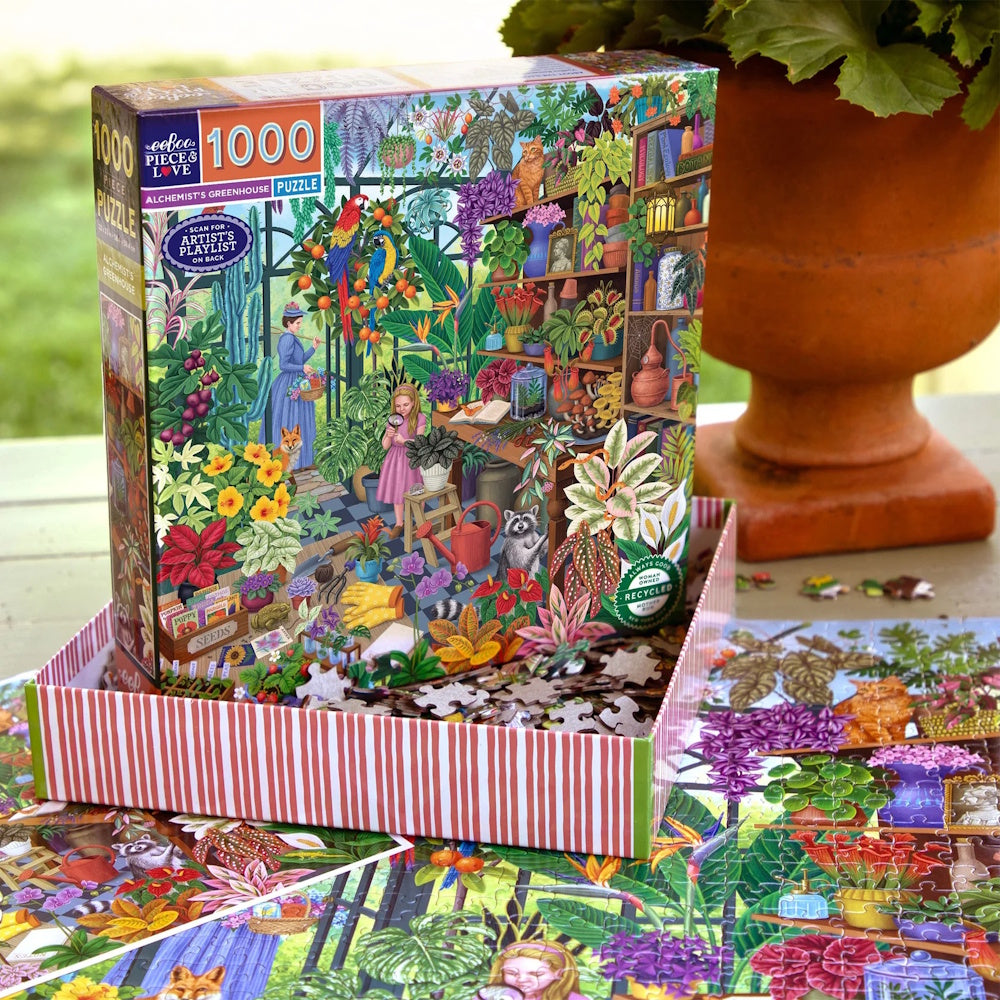 eeBoo 1000 Piece Puzzle - Alchemist's Greenhouse
