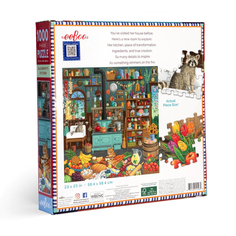 eeBoo Alchemist's Kitchen 1000 Piece Puzzle