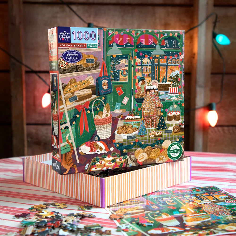 eeBoo 1000 Piece Puzzle - Holiday Bakery