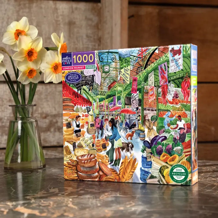 eeBoo 1000 Piece Puzzle - London Market