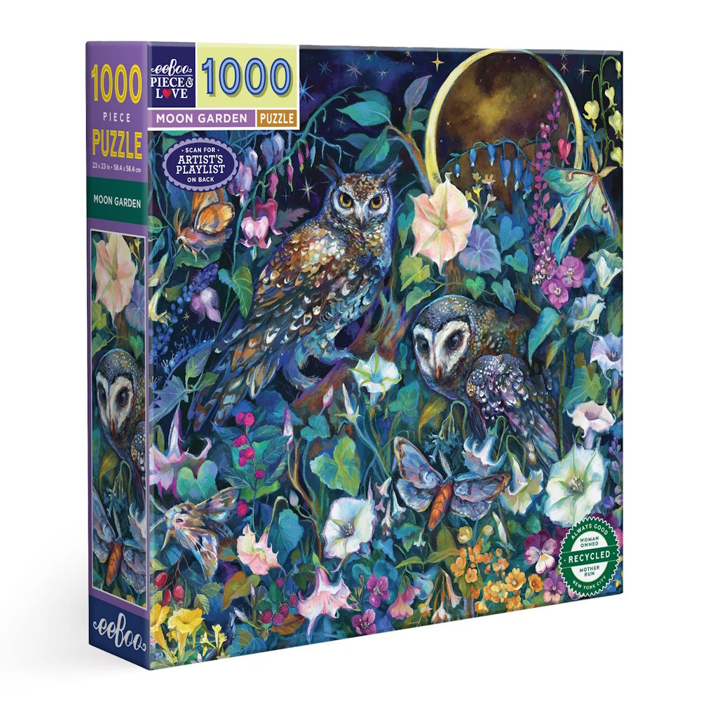 eeBoo 1000 Piece Puzzle - Moon Garden