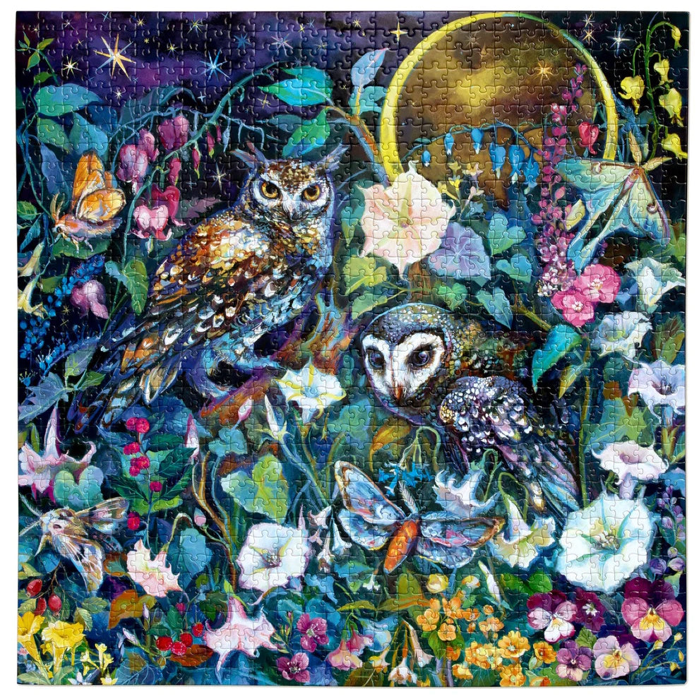 eeBoo 1000 Piece Puzzle - Moon Garden