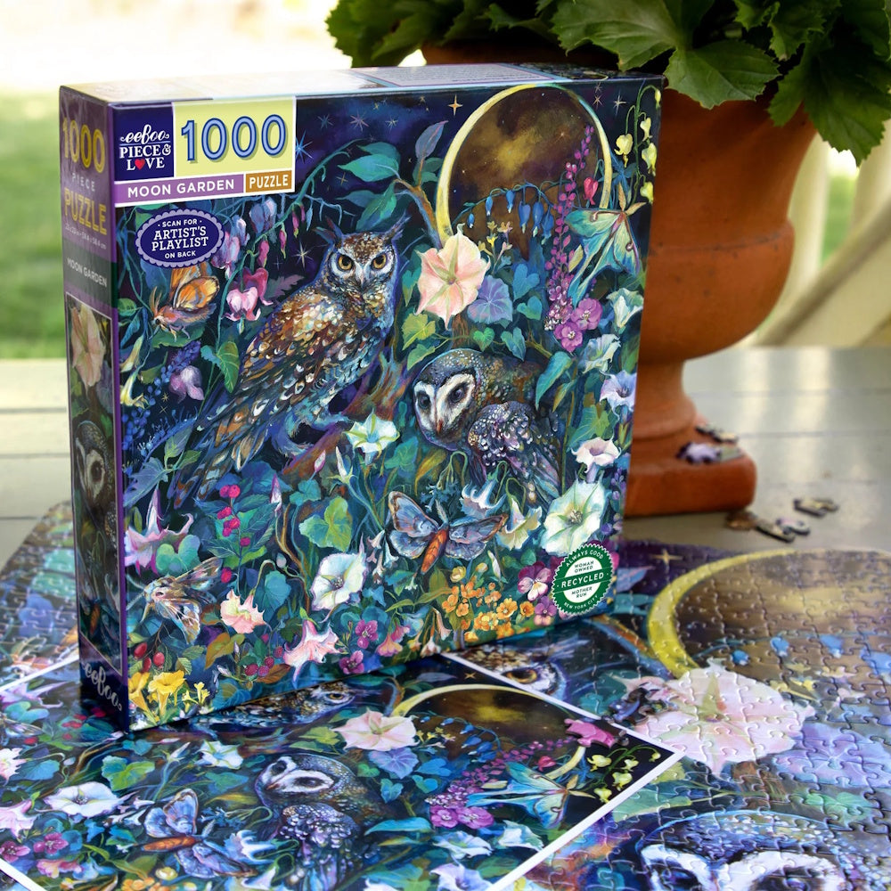 eeBoo 1000 Piece Puzzle - Moon Garden