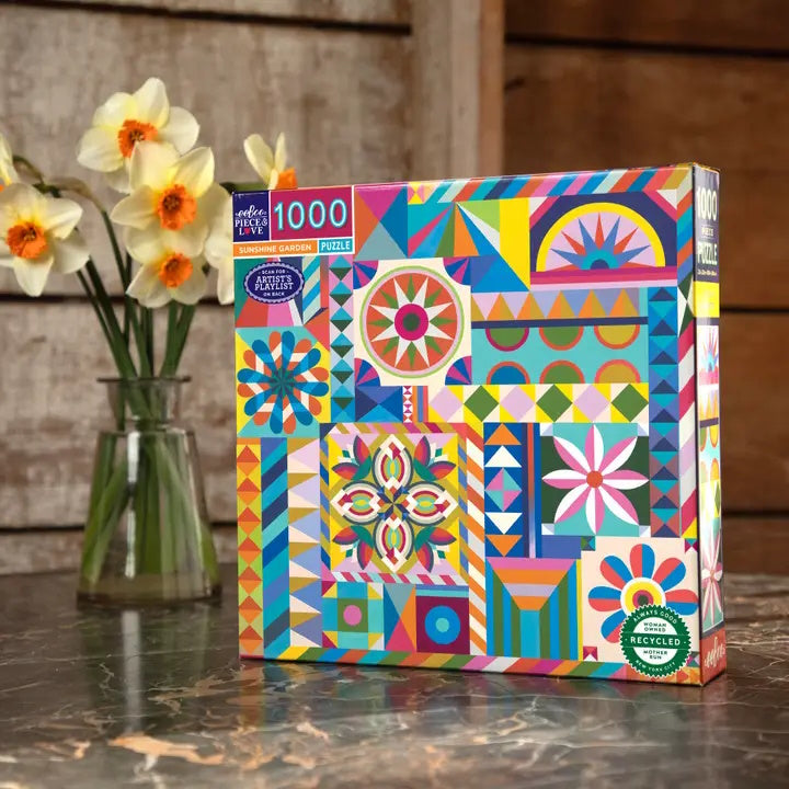 eeBoo 1000 Piece Puzzle - Sunshine Garden