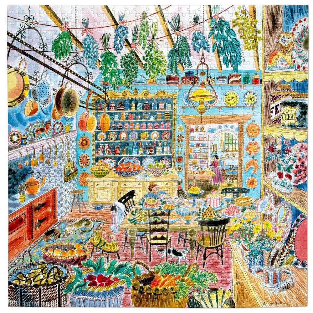 eeBoo 1000 Piece Puzzle - Victorian Kitchen
