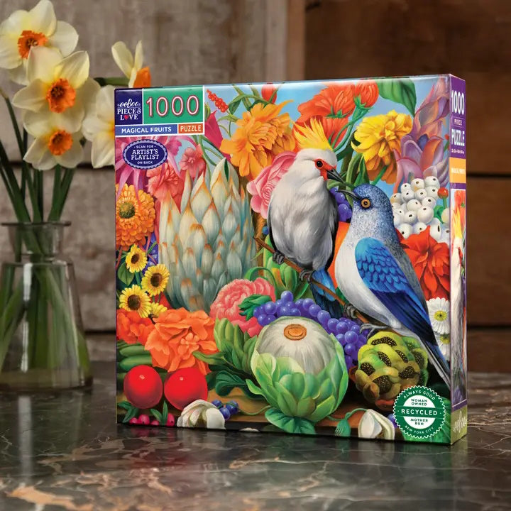 eeBoo 1000 Piece Puzzle - Magical Fruits