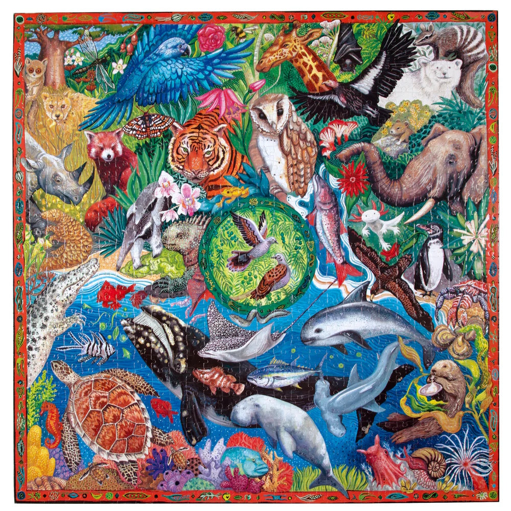 eeBoo 1000 Piece Puzzle - Wild World