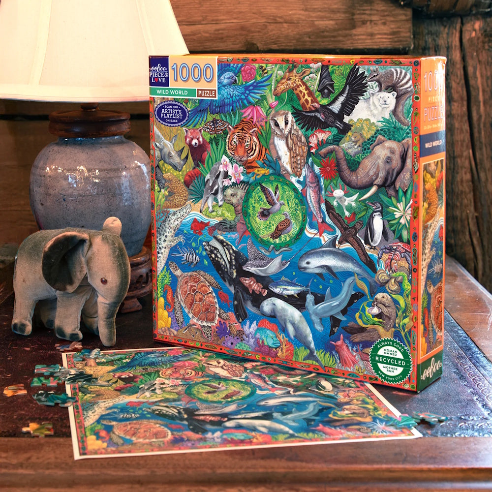 eeBoo 1000 Piece Puzzle - Wild World