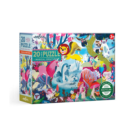 eeBoo Magical Creatures 20 Piece Puzzle