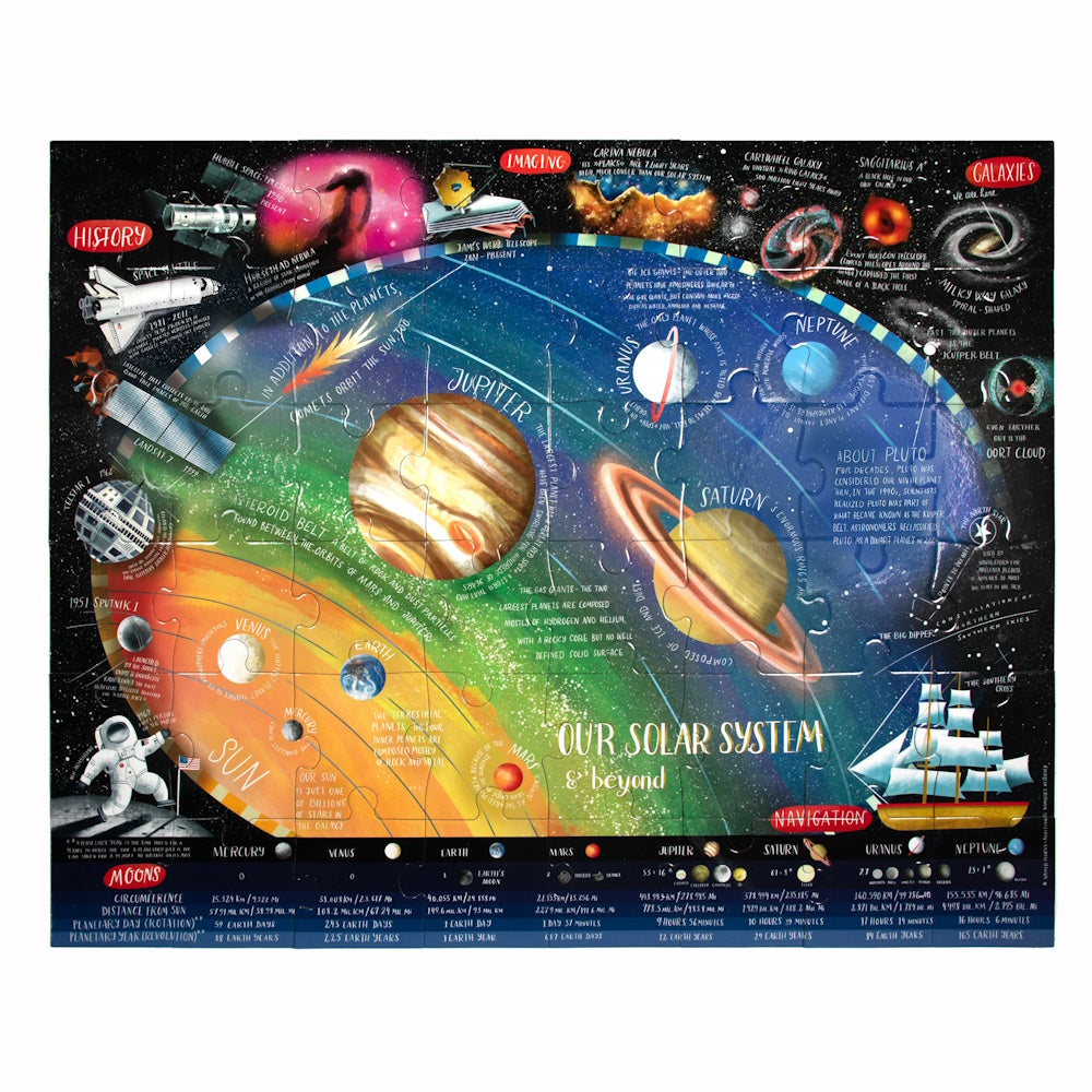 eeBoo Solar System & Beyond Giant 48 Piece Puzzle