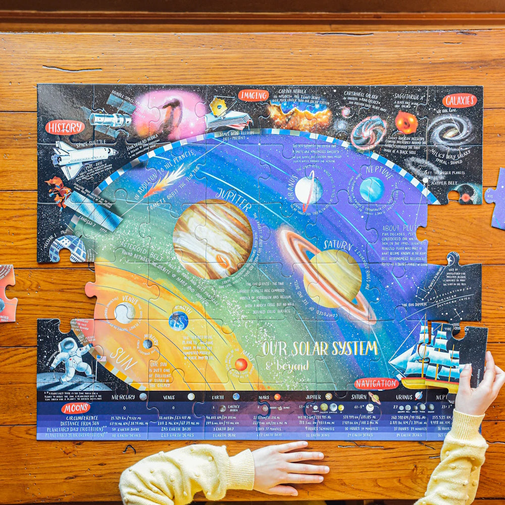 eeBoo Solar System & Beyond Giant 48 Piece Puzzle
