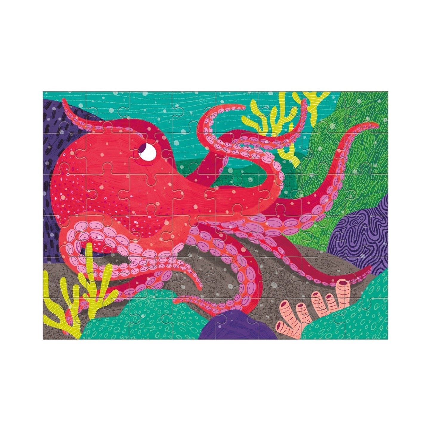 Giant Pacific Octopus 48 Piece Mini Puzzle