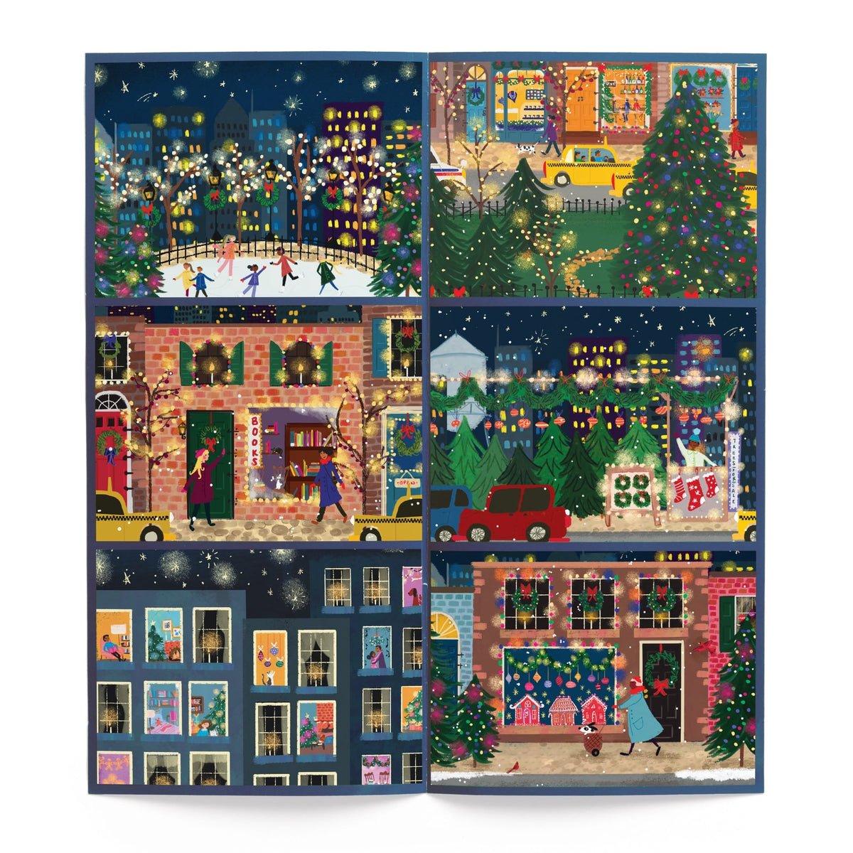 Joy Laforme Winter Lights 12 Days of Puzzles Christmas Countdown (Damaged Box)
