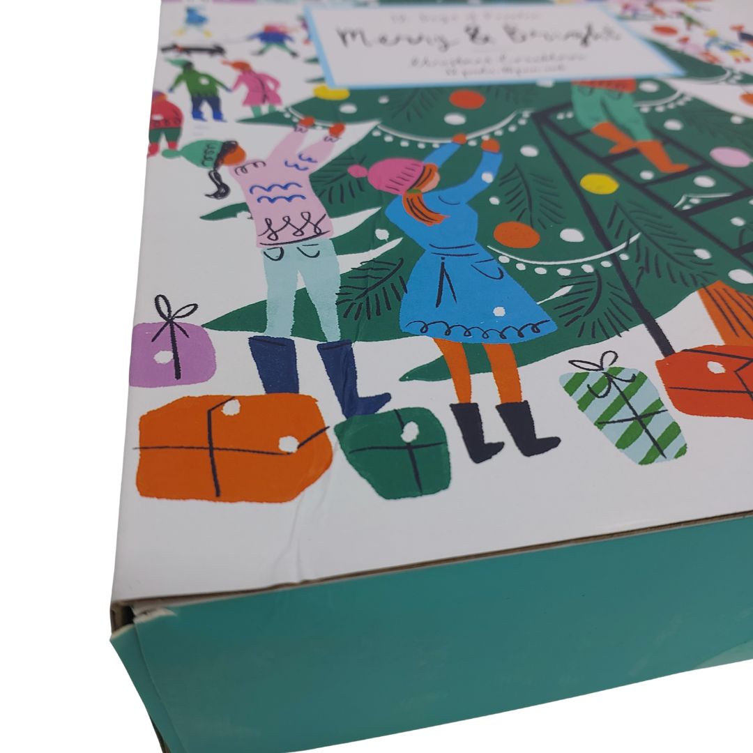 Merry & Bright 12 Days of Christmas Advent Puzzle (Damaged Box)