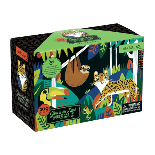 Rainforest 100 Piece Glow in the Dark Puzzle