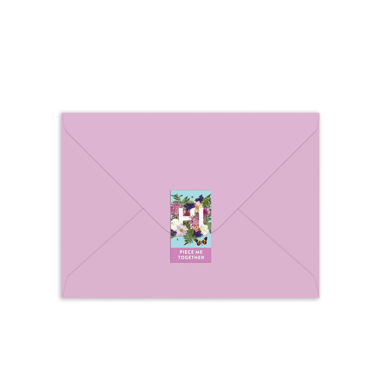Say It With Flowers HI Greeting Card Puzzle