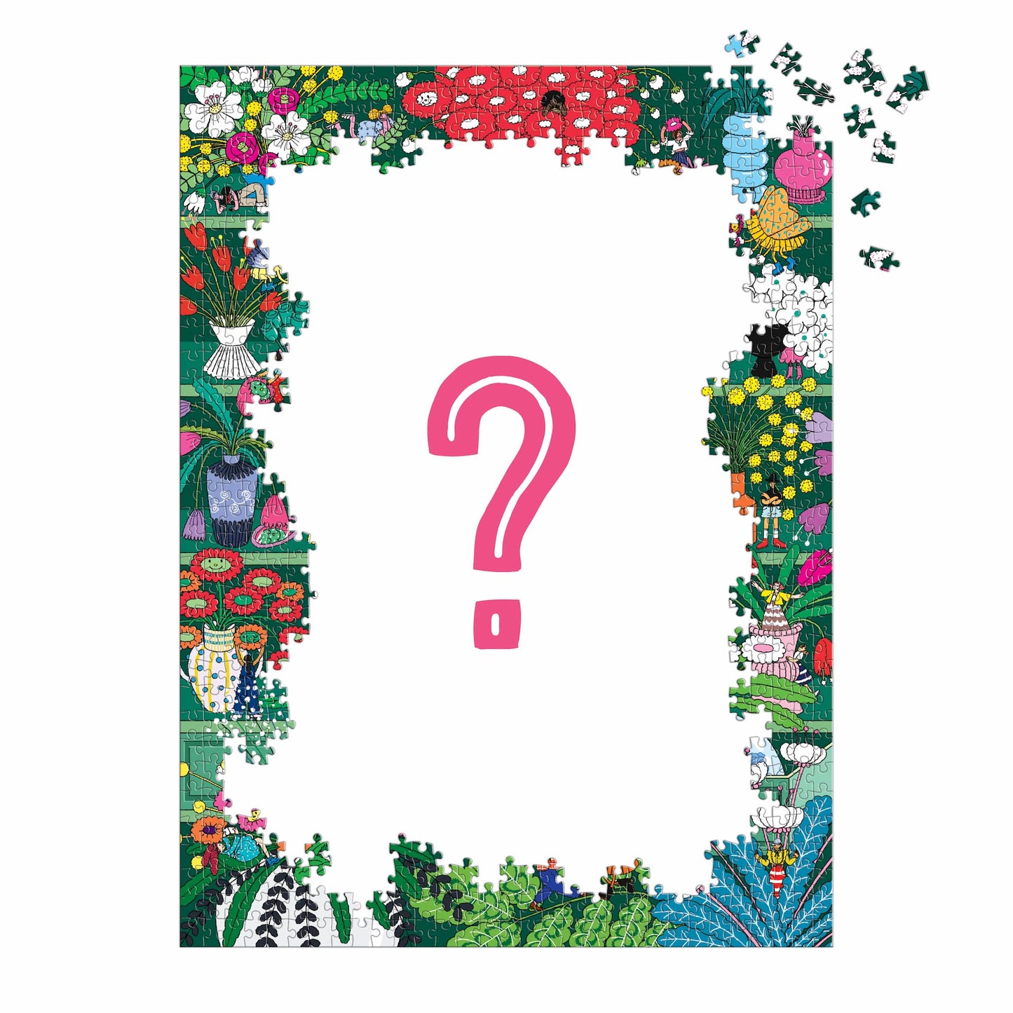 Galison 1000 Piece Shelf Life Surprise Puzzle