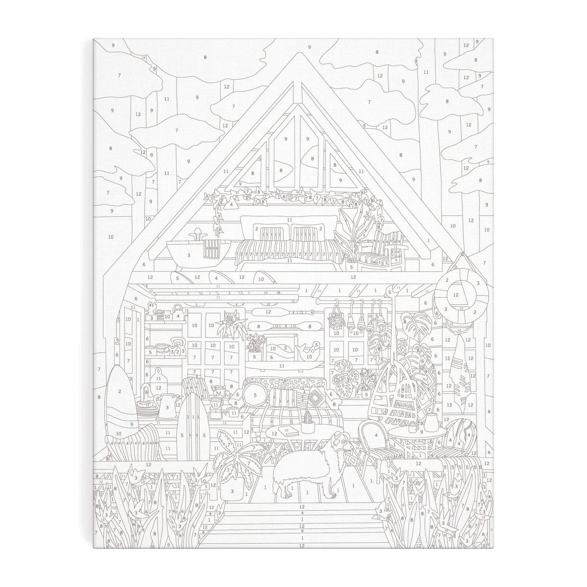 Surf Shack Hideaway Paint By Number Kit