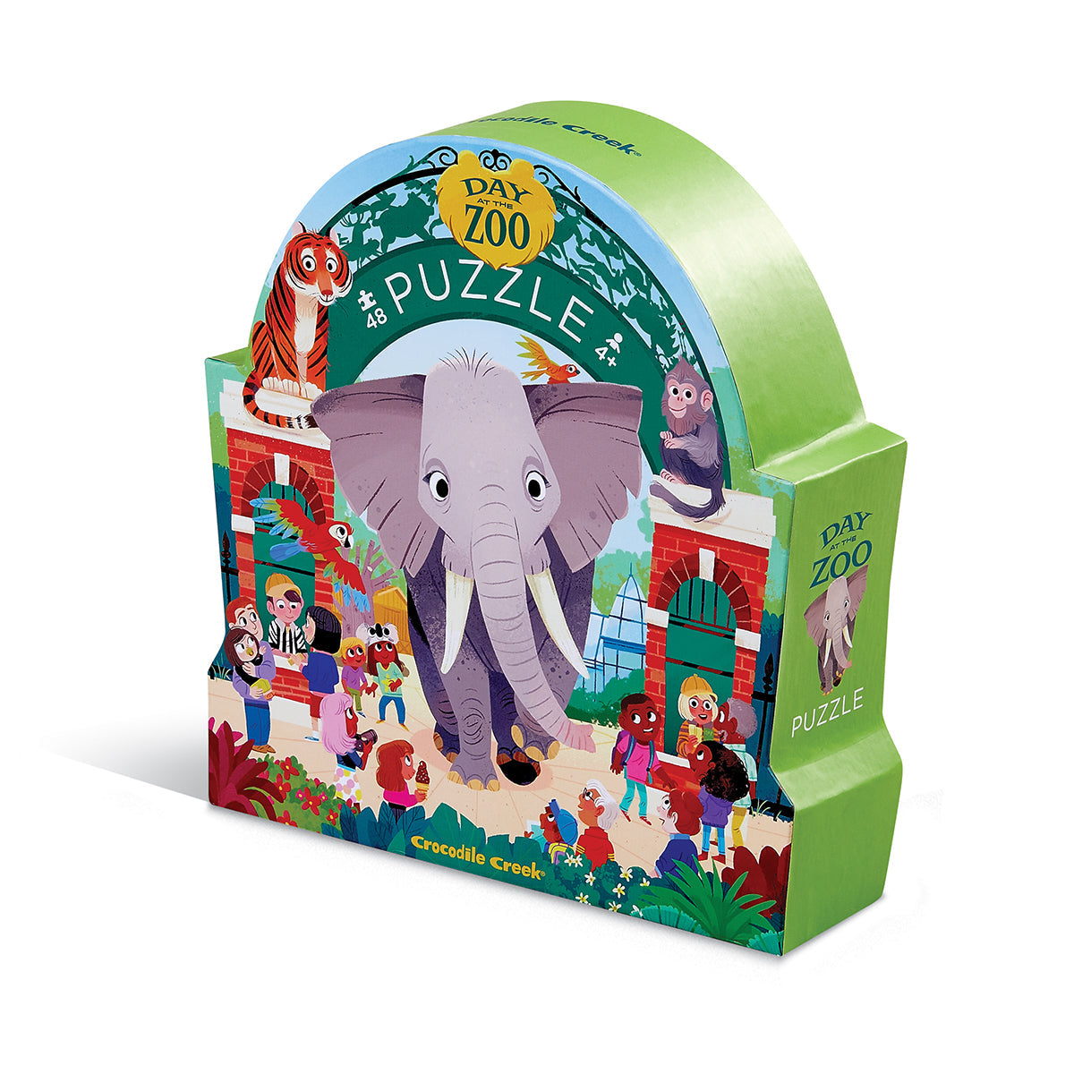 Crocodile Creek 48 Piece Puzzle - Day at the Zoo