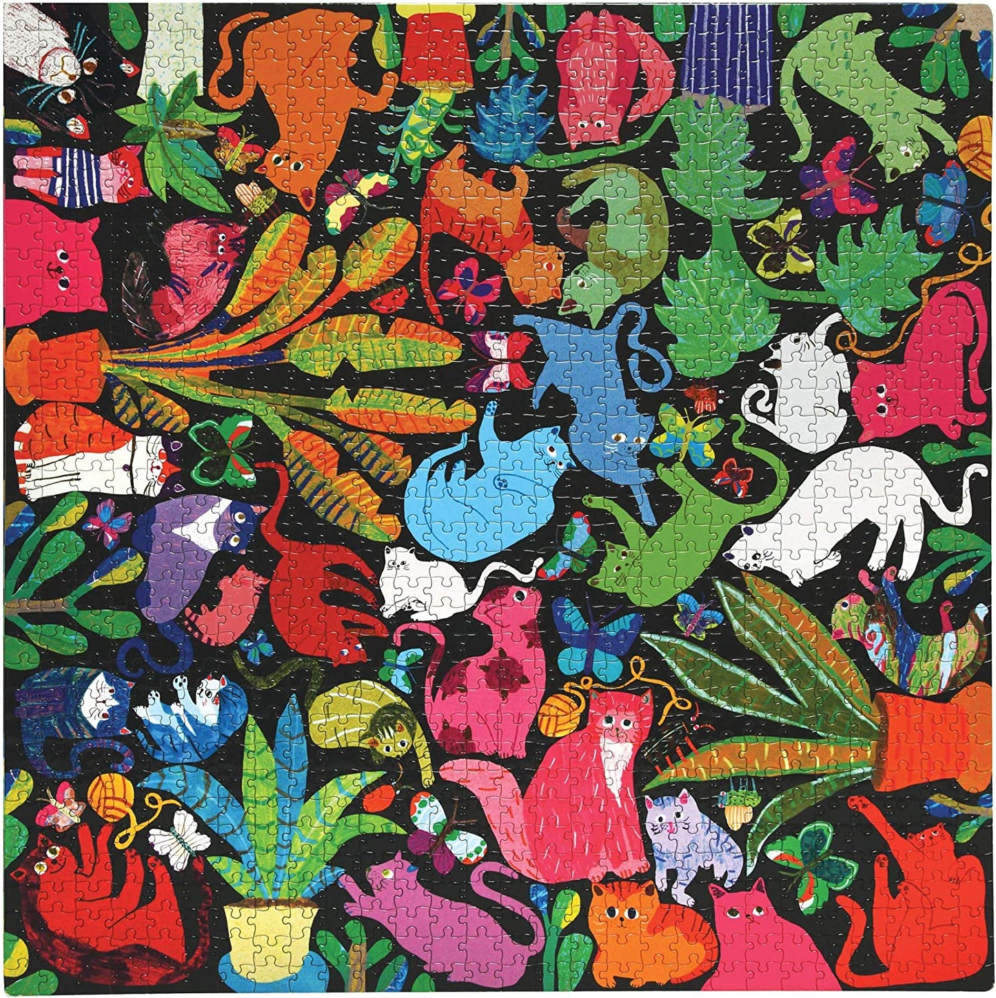 eeBoo Cats at Work 1000 Piece Puzzle