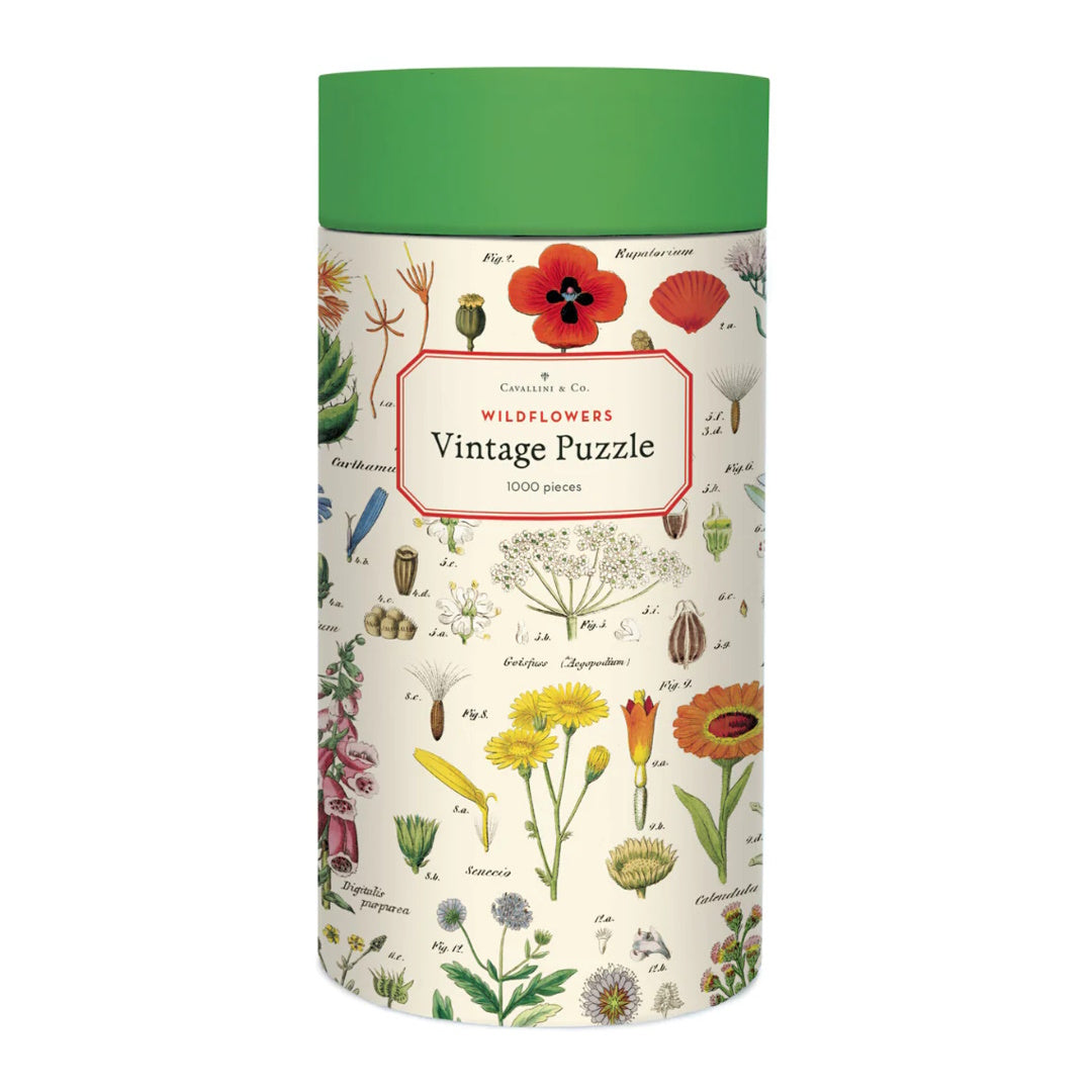 Cavallini 1000 Piece Jigsaw Puzzle - Wildflowers