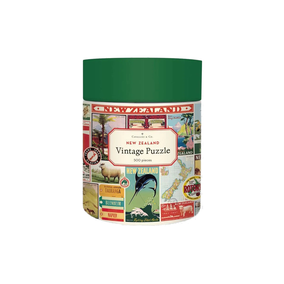Cavallini 500 Piece Jigsaw Puzzle - New Zealand Images