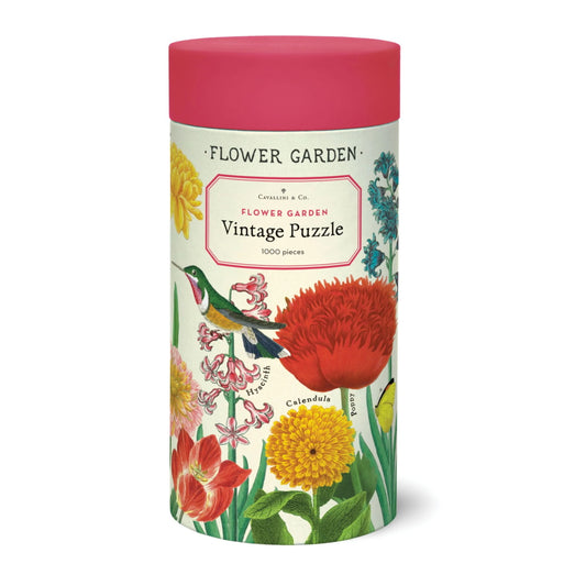 Cavallini Flower Garden - 1000 Piece Jigsaw Puzzle