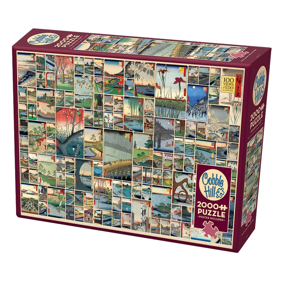 Cobble Hill 2000 Piece Puzzle - 100 Famous Views of Edo