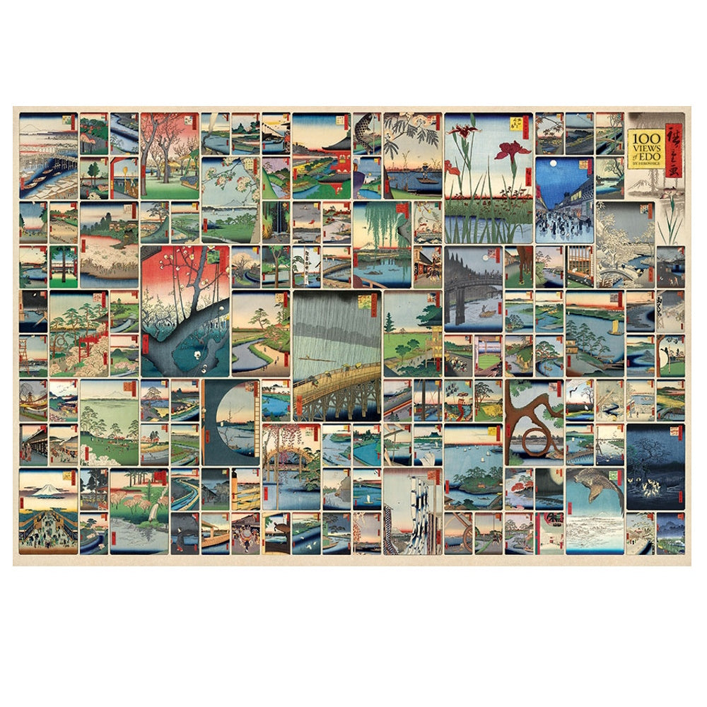Cobble Hill 2000 Piece Puzzle - 100 Famous Views of Edo