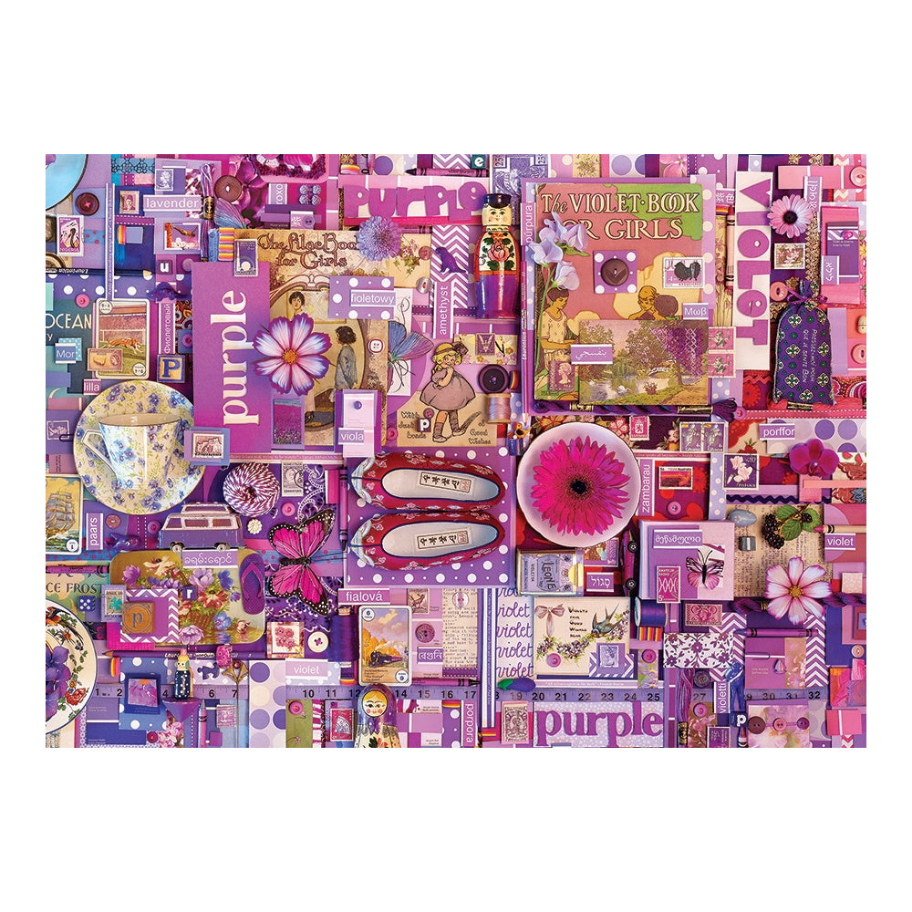 The Rainbow Project 1000 Piece Puzzle - Purple