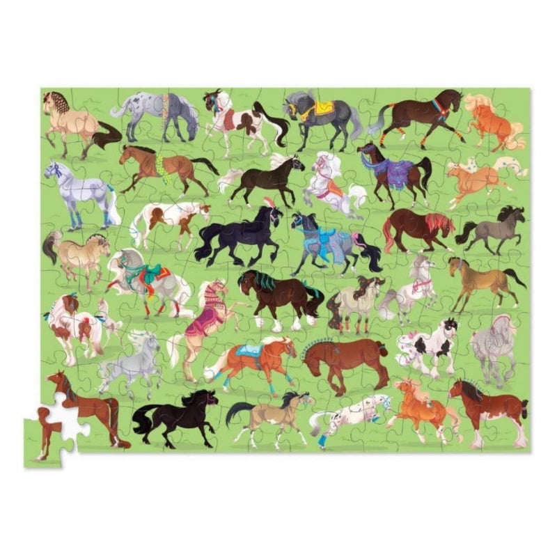 Crocodile Creek 100 Piece 36 Animals Puzzle - Horse Dreams