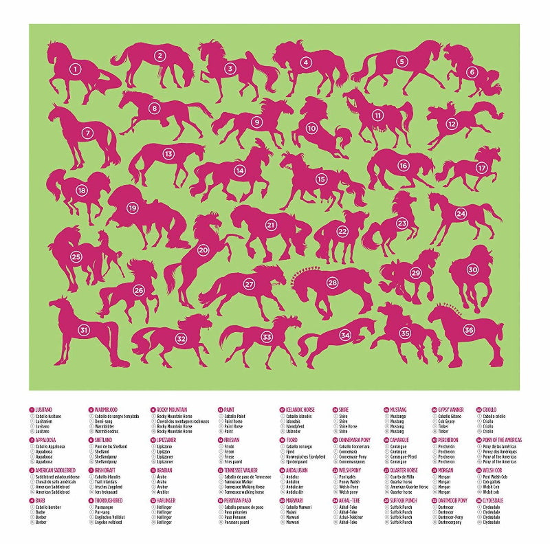 Crocodile Creek 100 Piece 36 Animals Puzzle - Horse Dreams
