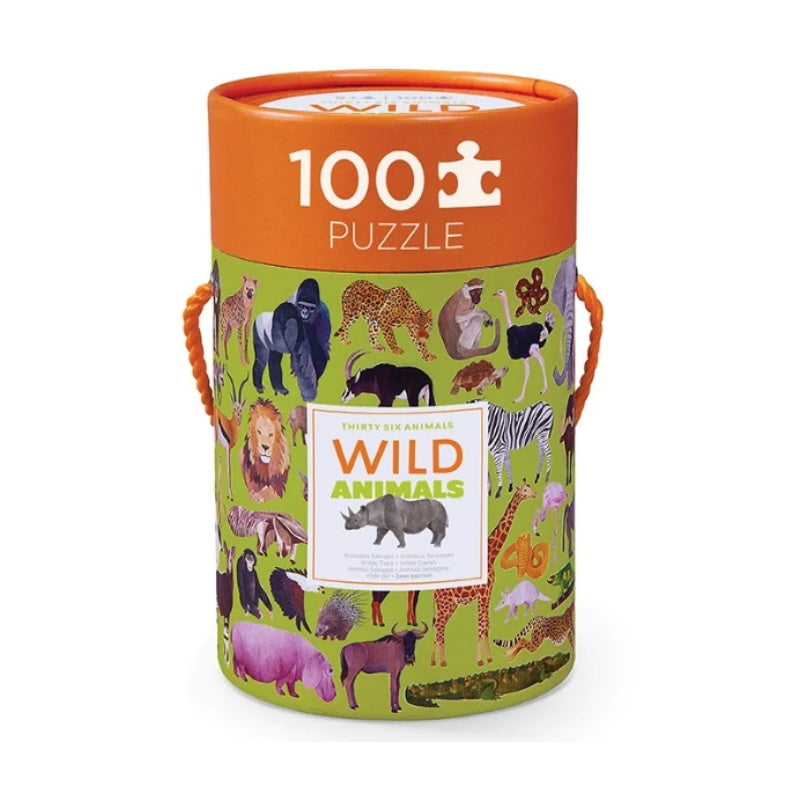 Crocodile Creek 100 Piece 36 Animals Puzzle - Wild Animals