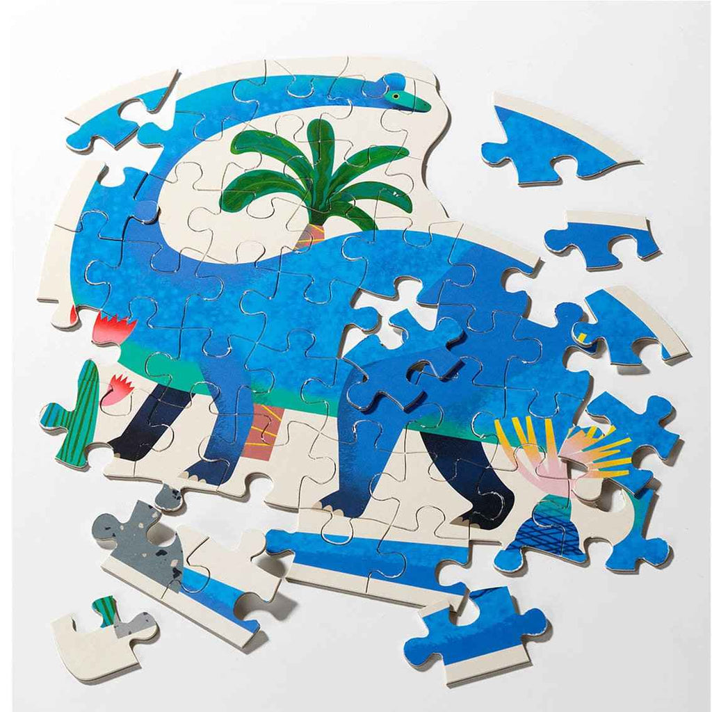 Brachiosaurus Dinosaur Shaped 52 Piece Jigsaw Puzzle