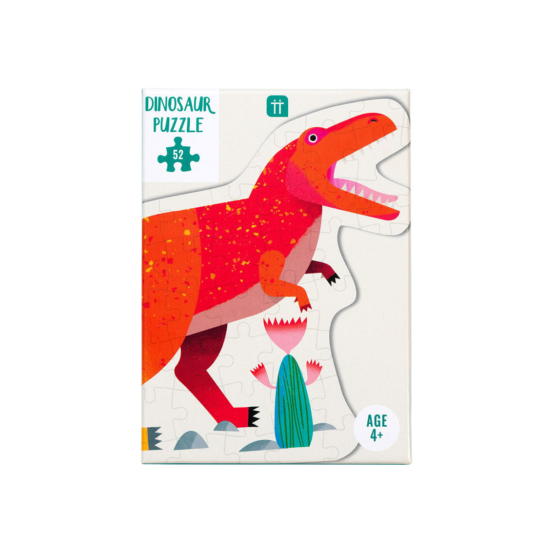 Tyrannosaurus Rex Dinosaur Shaped 52 Piece Jigsaw Puzzle