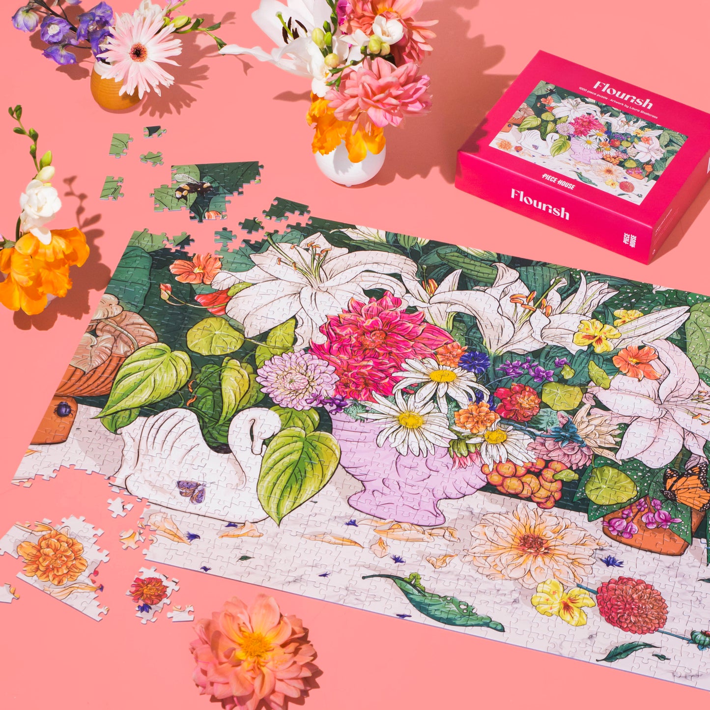 PieceHouse Flourish - 1000 Piece Puzzle