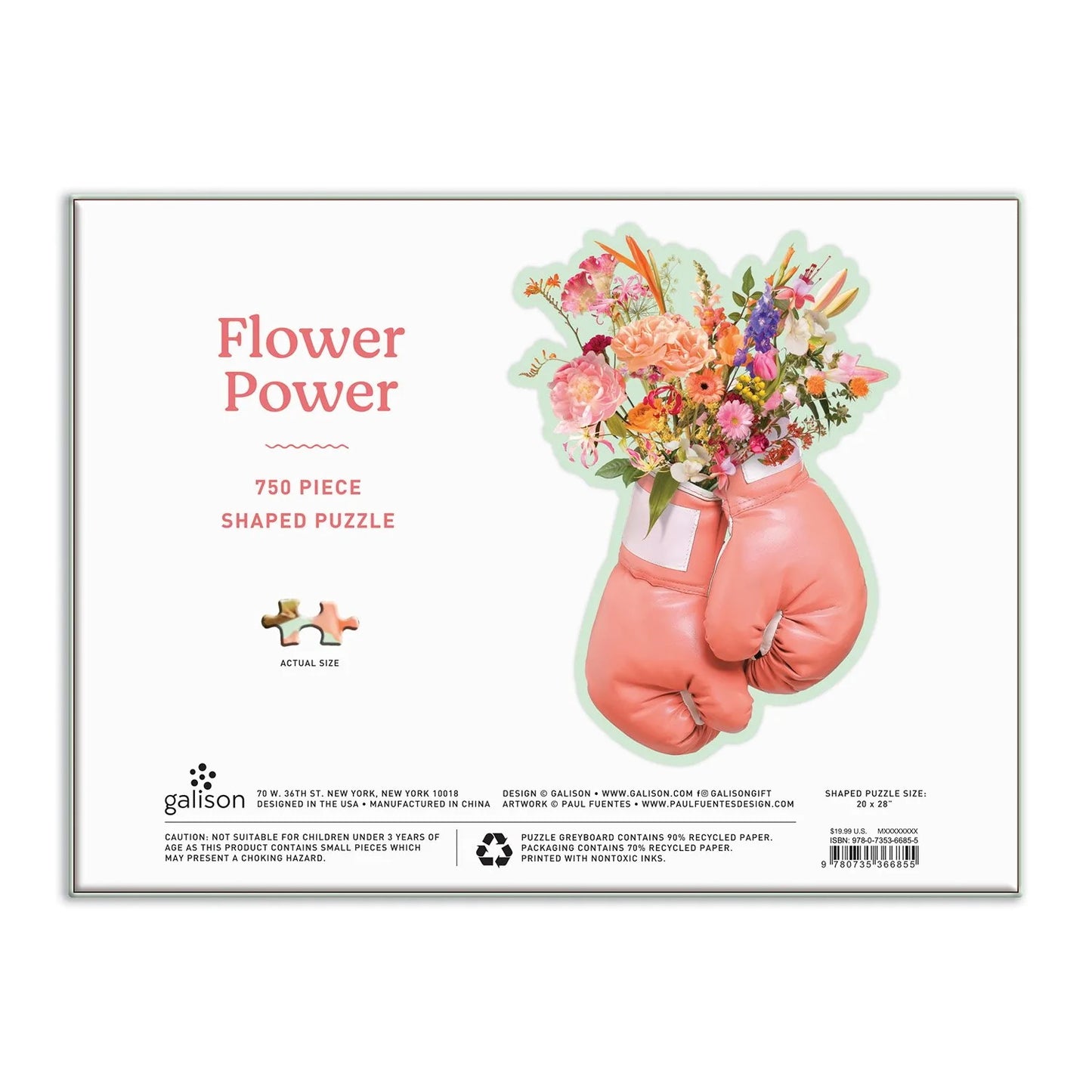 Flower Power 750 Piece Shaped Jigsaw Puzzle