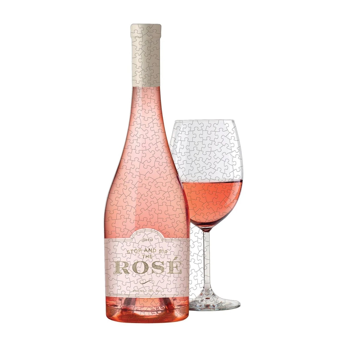 Rose All Day - 2 Shaped Jigsaw Puzzles Set