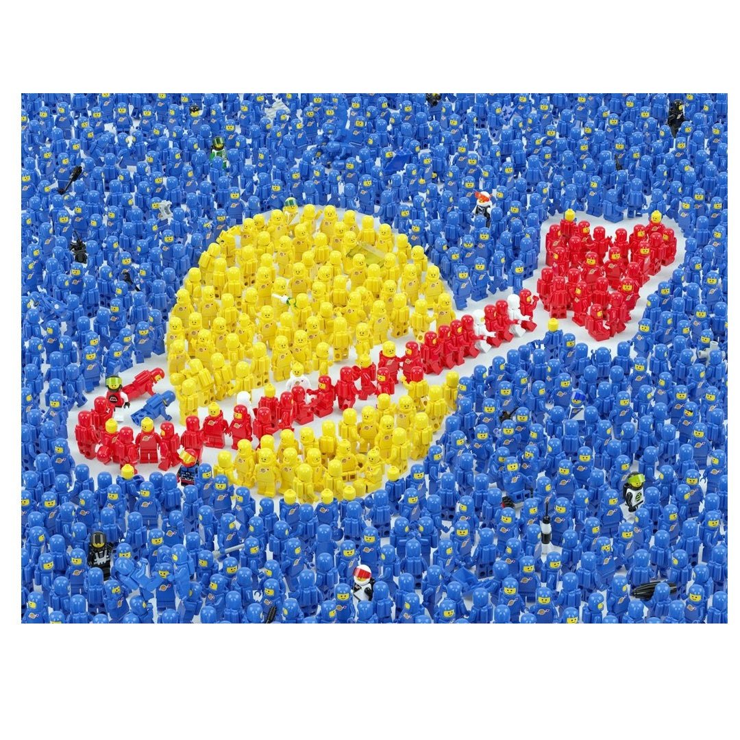 LEGO Minifigure Space Mission 1000 Piece Puzzle