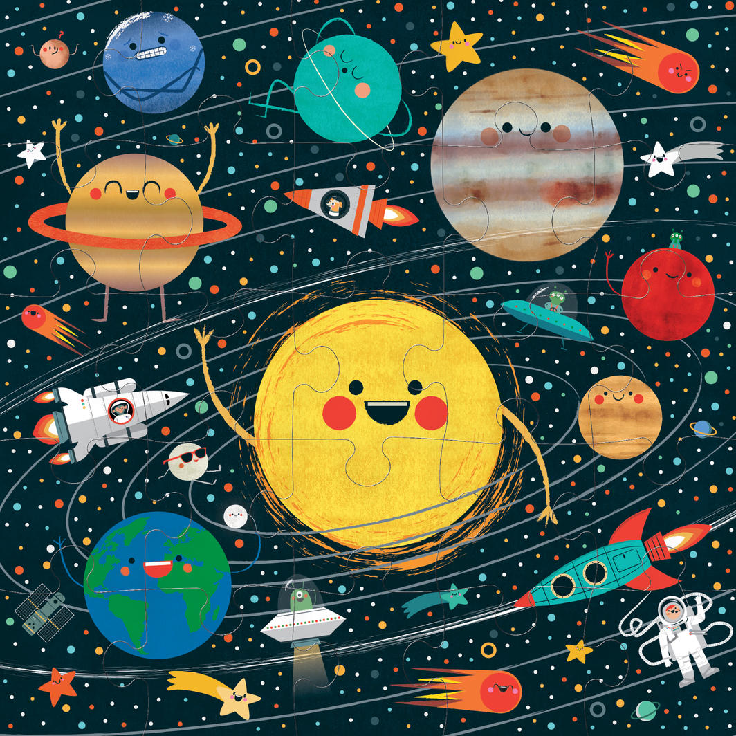 Solar System 25 Piece Jumbo Puzzle