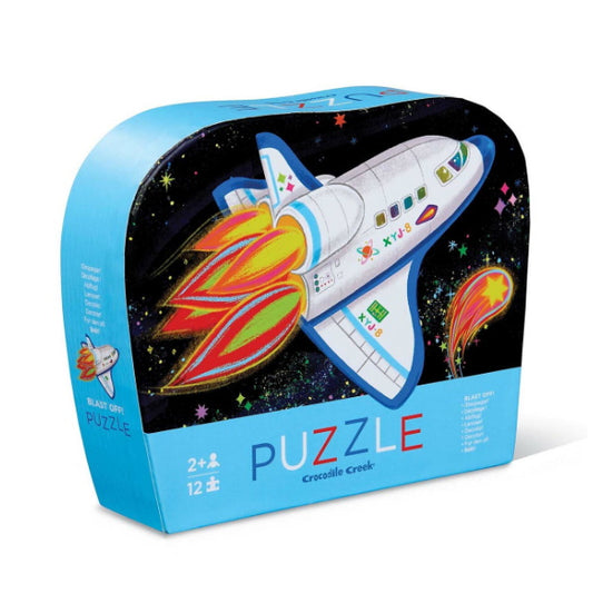 Crocodile Creek 12 Piece Mini Puzzle - Blast Off