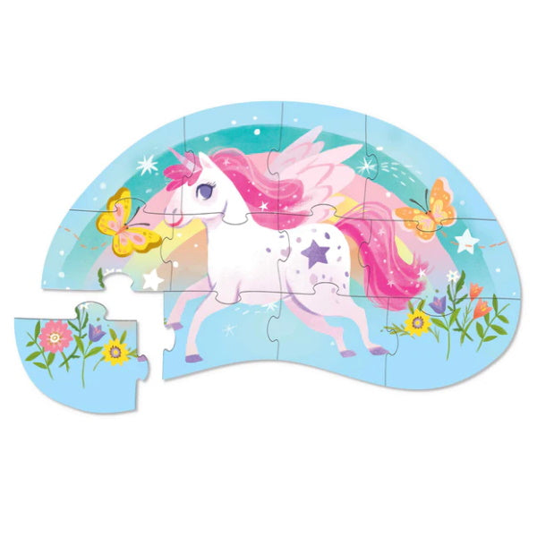 Crocodile Creek 12 Piece Mini Puzzle - Sweet Unicorn