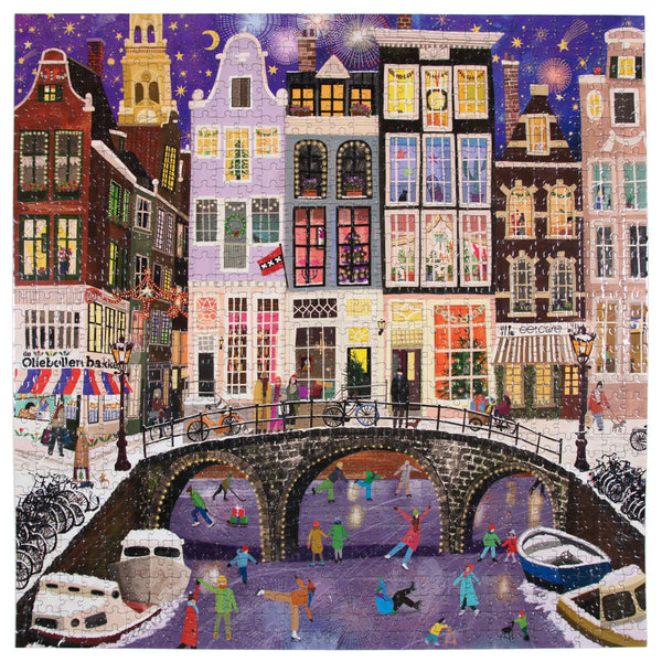 eeBoo Magical Amsterdam 1000 Piece Puzzle