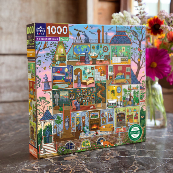 eeBoo The Alchemist's Home 1000 Piece Puzzle