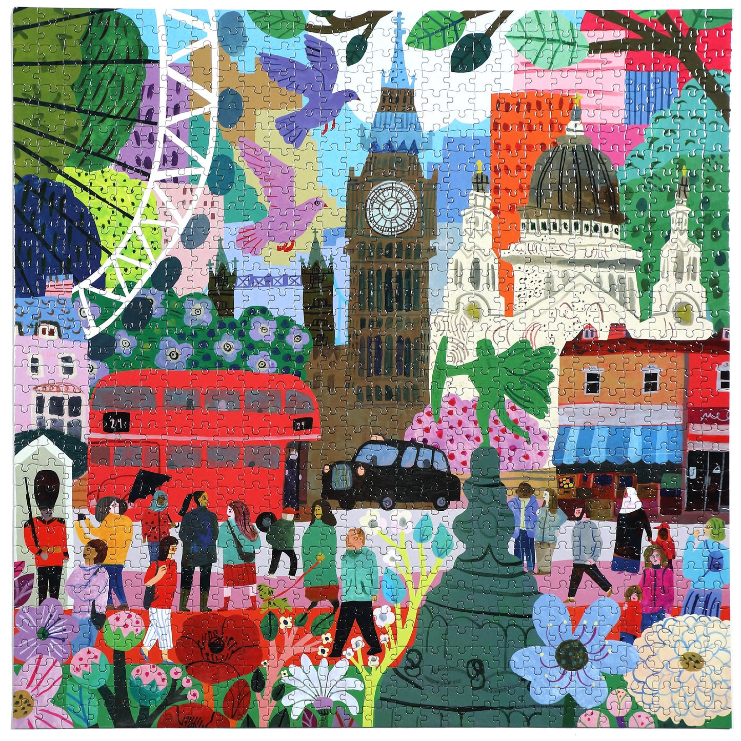 eeBoo London Life 1000 Piece Puzzle