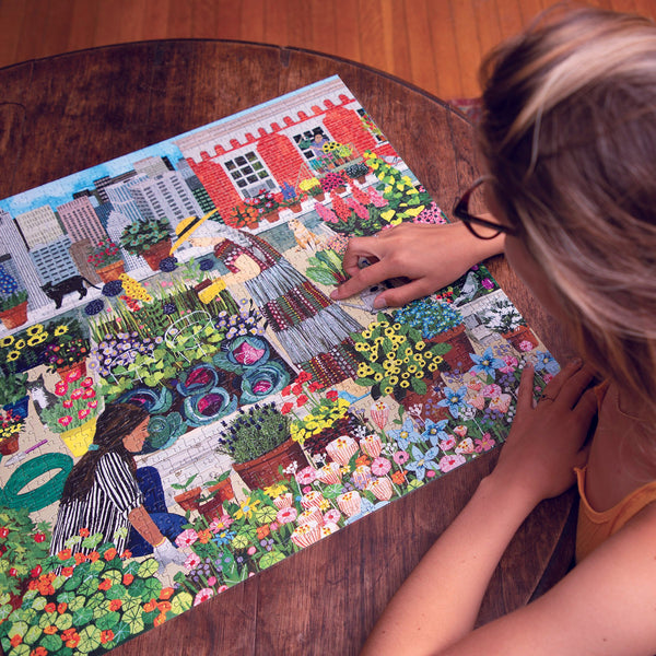 eeBoo Urban Gardening 1000 Piece Puzzle