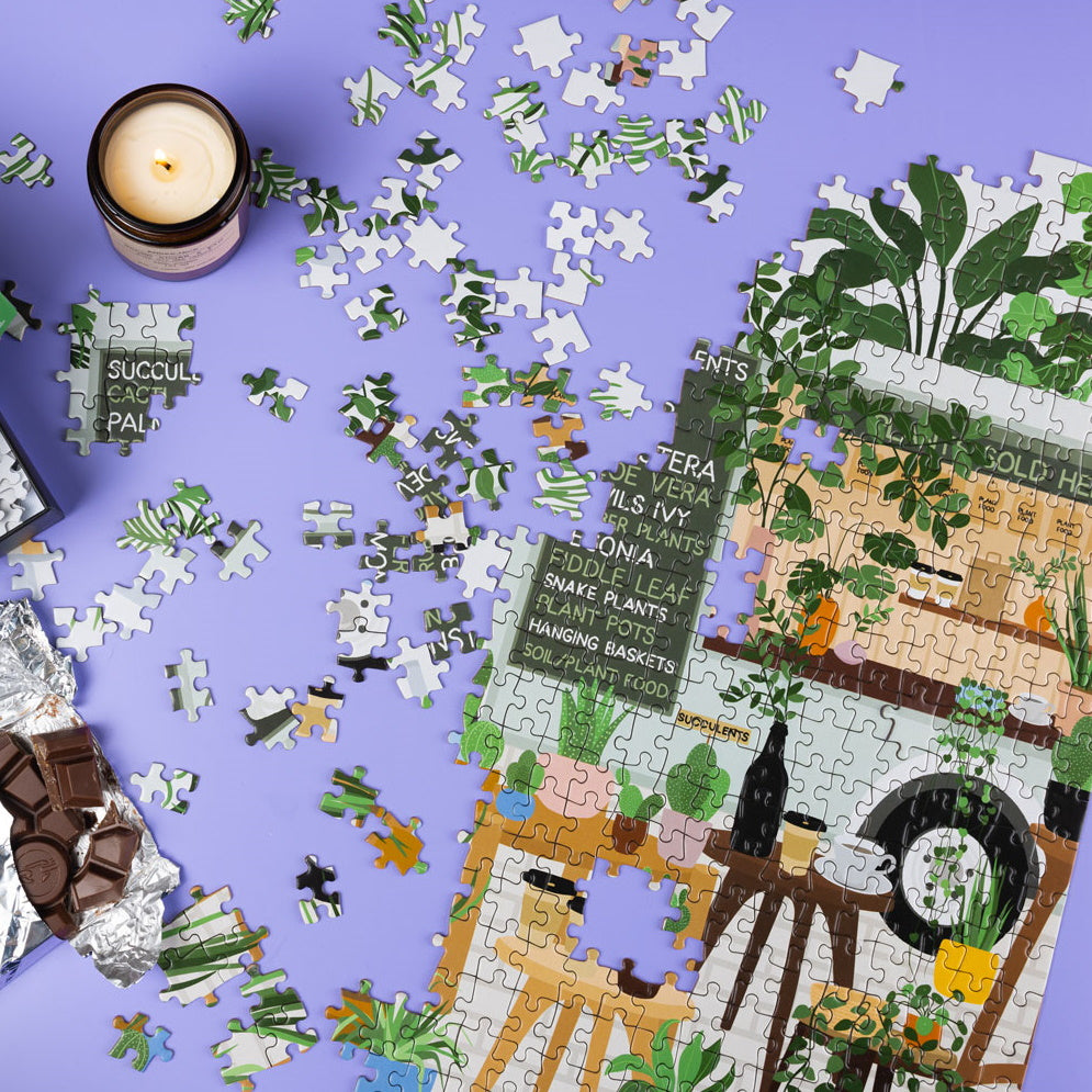 Galison 1000 Piece Jigsaw Puzzle - Plant Cafe