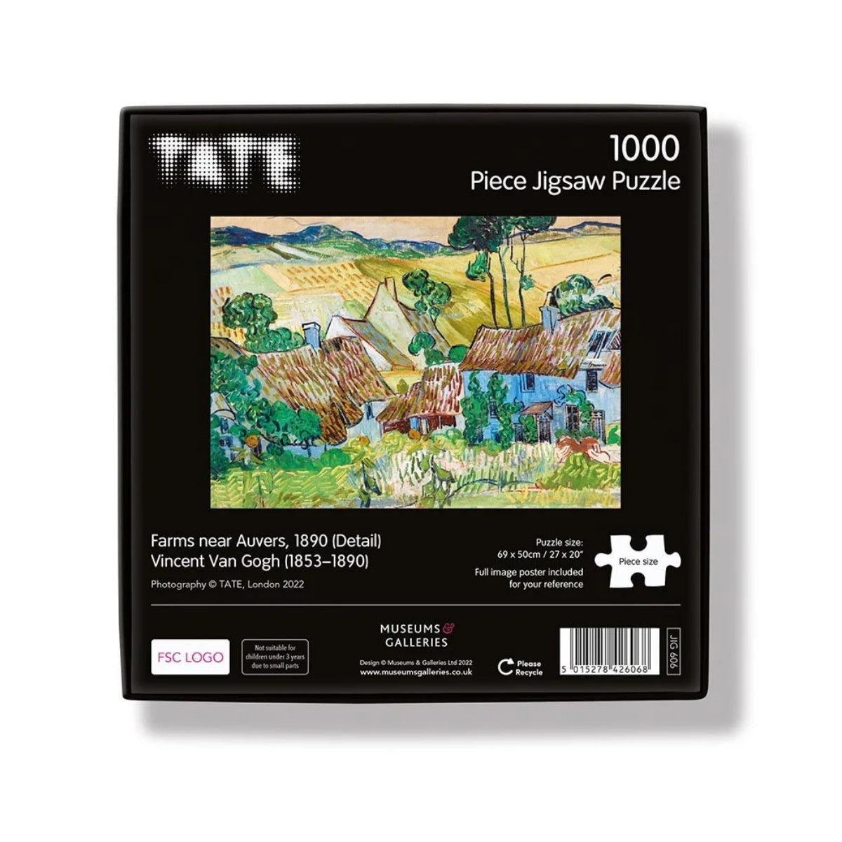 TATE 1000 Piece Jigsaw Puzzle - Farms Near Auvers