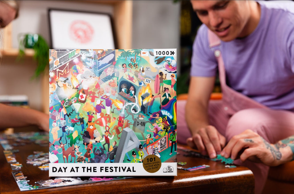 Day at the Festival Puzzle & Game - 1000 Piece