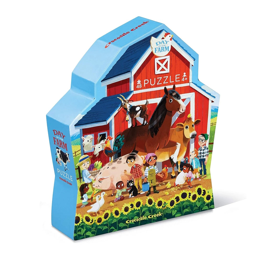 Crocodile Creek 48 Piece Puzzle - Day at the Farm